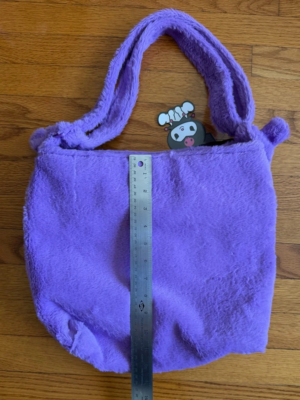 Kuromi by Sanrio Plush Tote